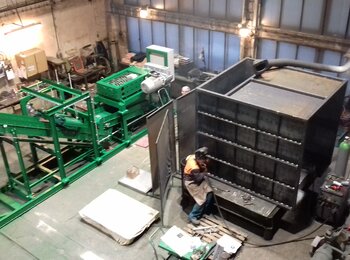 Drtící linka recyklace plastů