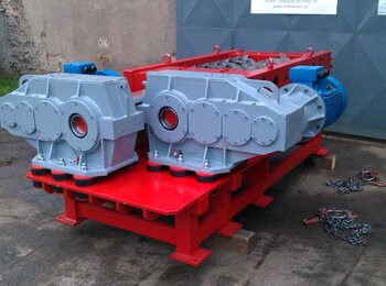 Dvoumotorový drtič 2x37kW