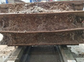 Rotor turniketu před opravou