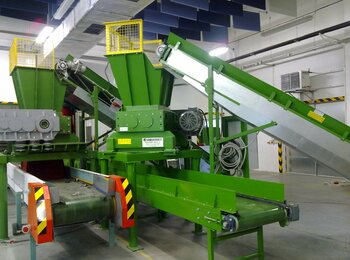 Linka na drcení gumových profilů